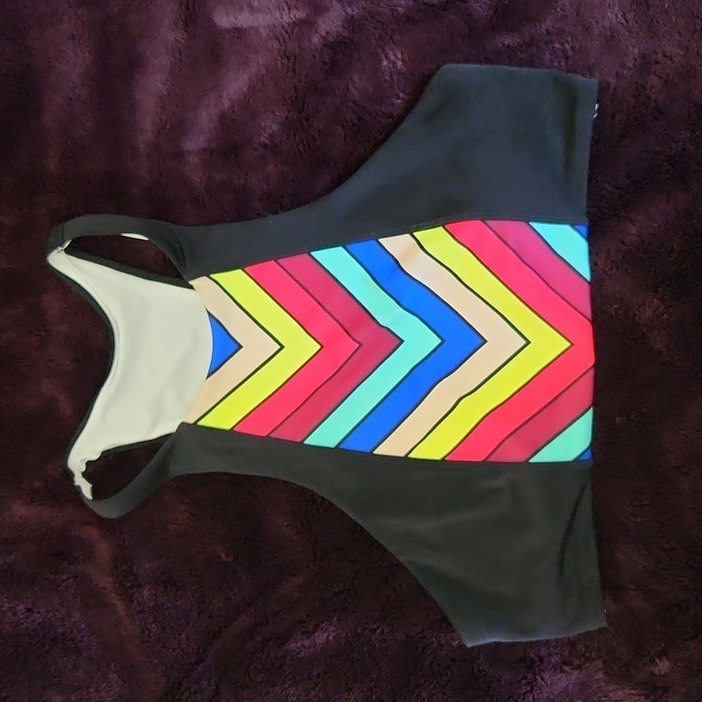Pink Victoria's Secret swim suit top, size medium